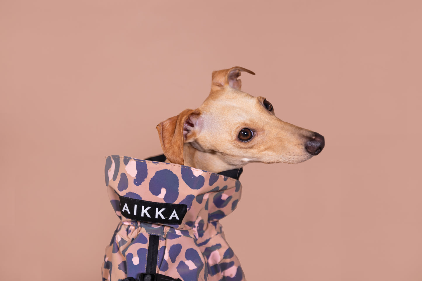 PAIKKA Visibility Hunderegenmantel Rosa Leo