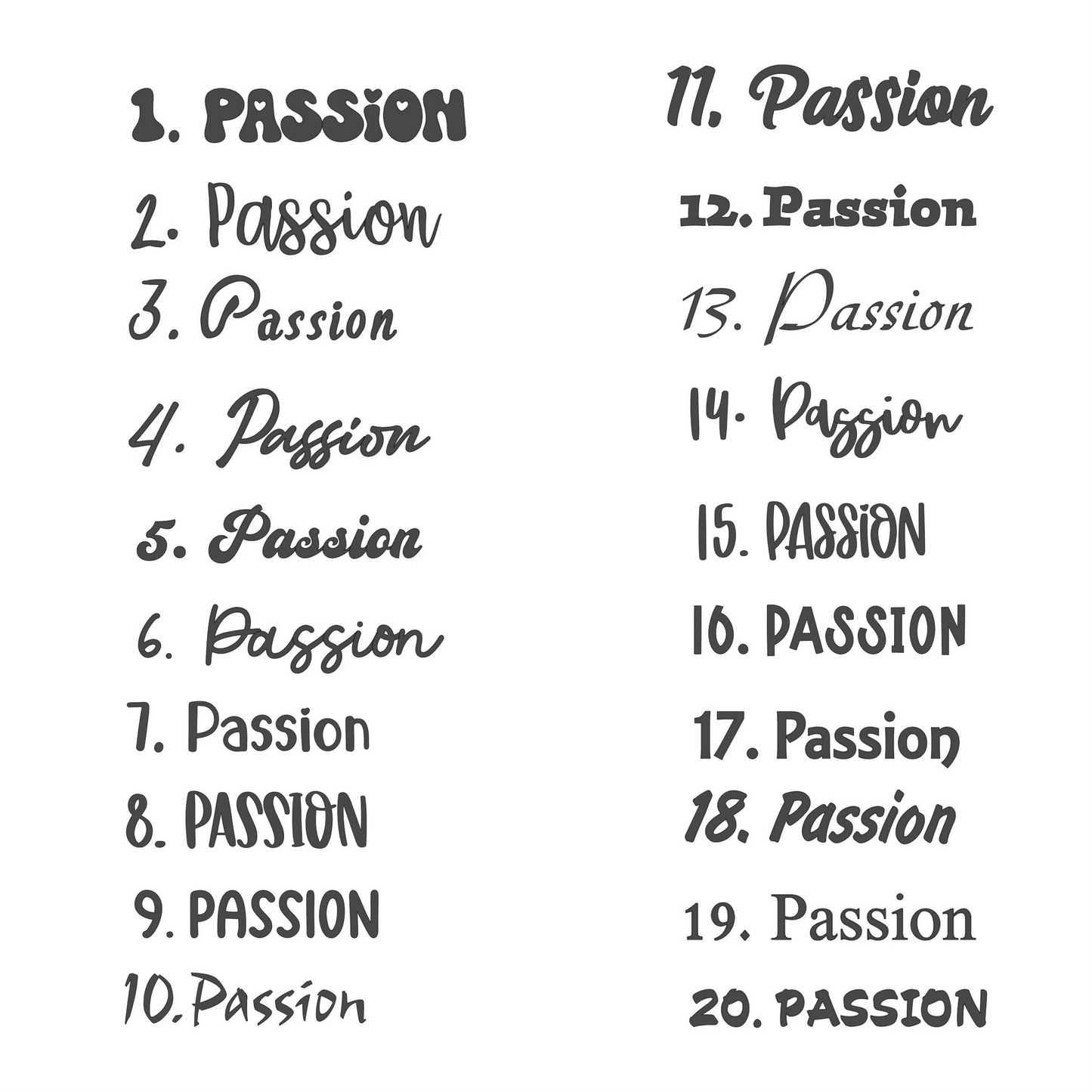 Passion Marke